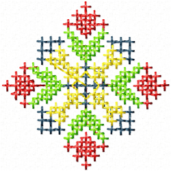 Cross Stitches Embroidery Design 9